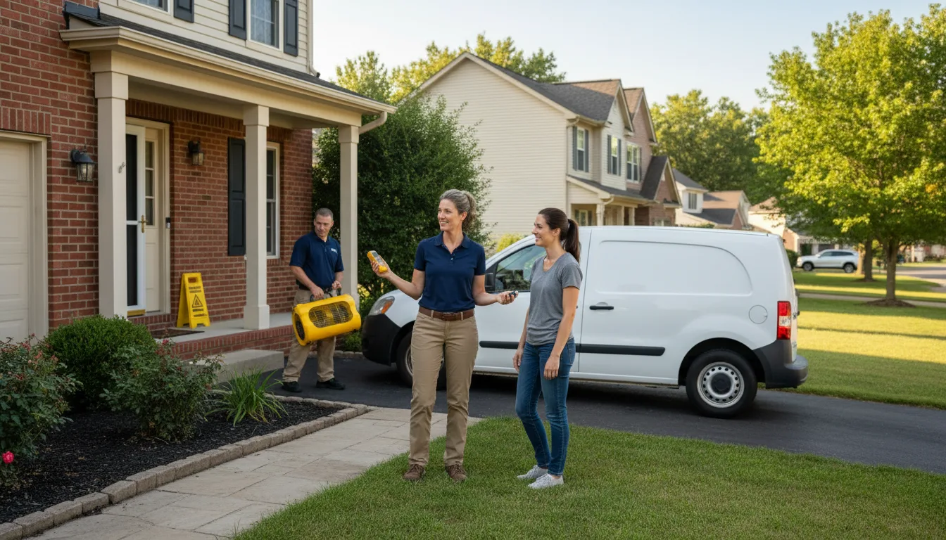 Residential water damage restoration in Chadron, NE